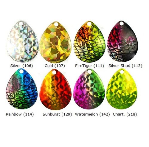 36-Piece Colorado Blade Holographic Prism Die Cuts - Foto 2