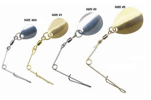 Lame De Spinner Cuivre Kahara – Taille 2 – Saule (Willow) – Pour Leurres