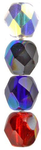 Iridescent Glass Beads