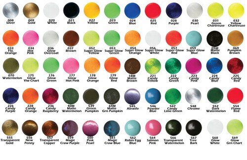 POWDER PAINT REGULAR COLORS 2 OZ.