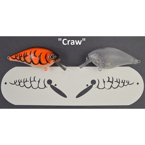 3201 crankbait lure pattern stencils