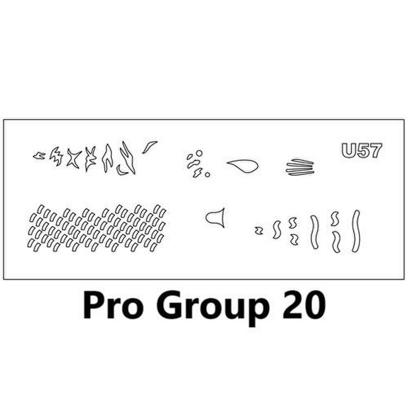 airbrush stencils for fishing lures 3203 Universal Lure Decorating Stencils
