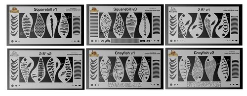 3211 2 Crankbait/Squarebill Stencils 3211 2 Crankbait/Squarebill Stencils