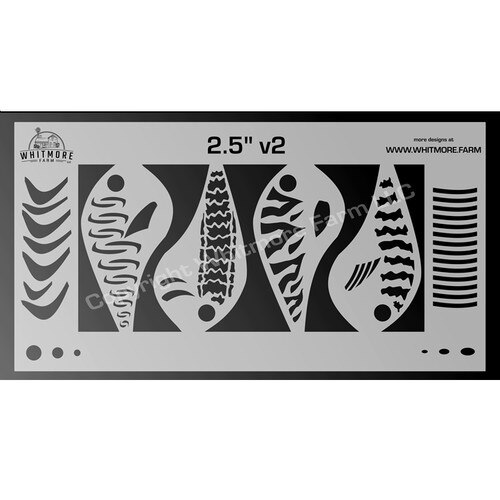 3211 2 Crankbait/Squarebill Stencils 3211 2 Crankbait/Squarebill Stencils