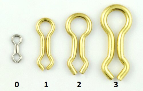 Sinker Eyes Eyelets For Lead Weight Molds Metal 25/50/100PCS