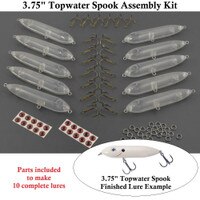Lot De 10 Crankbaits Minnow 12 Cm 1/3 Oz - Non Peints - Pour Pêche Brochet Perche