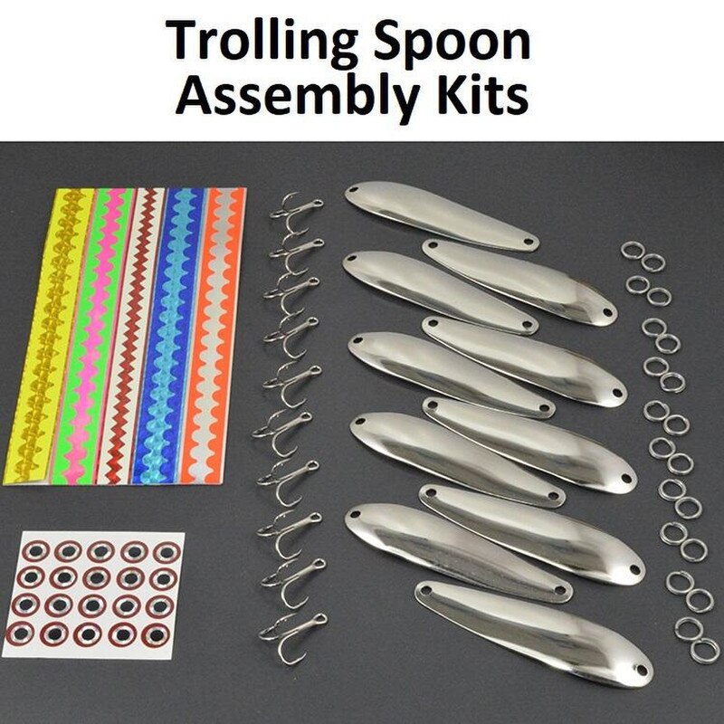 Spoon Components Trolling Spoon Assembly Kits