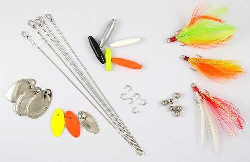 100 pc Deluxe In-Line Spinner Kit